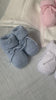 Bobbi Balloon Newborn Booties Socks Creamy White